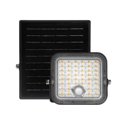   Home FLP1500SOLAR szolár paneles LED reflektor, PIR mozgásérzékelő, 1500 lumen, 88 db SMD LED, 2 üzemmód, IP65