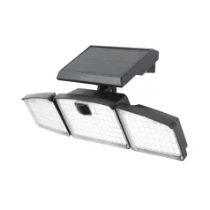 Szolár paneles LED reflektor, mozgásérzékelős