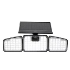Szolár paneles LED reflektor, mozgásérzékelős