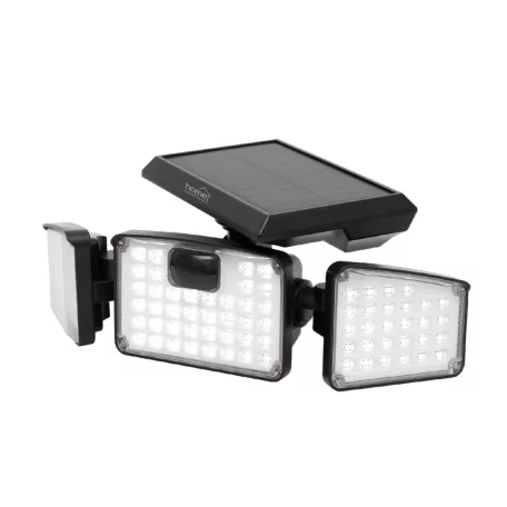 Szolár paneles LED reflektor, mozgásérzékelős