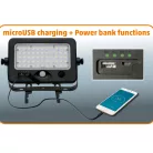 Home FLP 1100 SOLAR, szolárpaneles LED reflektor, PIR mozgásérzékelő, 1100 lm, 60