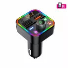 SAL FMBT 18RGB autós kihangosító és töltő, 5 in 1, FM modulátor, dupla USB gyorstöltő