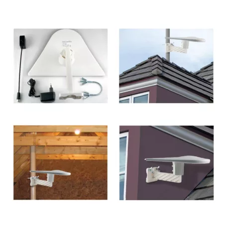 Home FZ 56 DVB-T/T2 kültéri antenna erősítővel, 56 dB, FM, VHF, UHF, rádió- és TV-adások