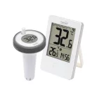 Home HCP60 vezeték nélküli úszó hőmérő, külső-belső hőmérséklet, min/max hőmérsékletek rögzítése, pontos idő, elemes működtetés