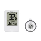 Home HCP60 vezeték nélküli úszó hőmérő, külső-belső hőmérséklet, min/max hőmérsékletek rögzítése, pontos idő, elemes működtetés