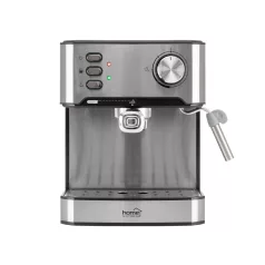   HOME HGPR15 presszókávé főző, 15bar, inox, tejhabosítás, elektronikus vezérlés, automatikus kikapcsolás
