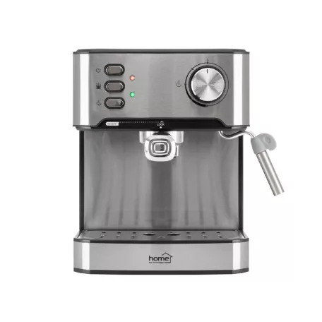 HOME HGPR15 presszókávé főző, 15bar, inox, tejhabosítás, elektronikus vezérlés, automatikus kikapcsolás