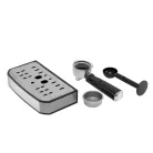 HOME HGPR15 presszókávé főző, 15bar, inox, tejhabosítás, elektronikus vezérlés, automatikus kikapcsolás