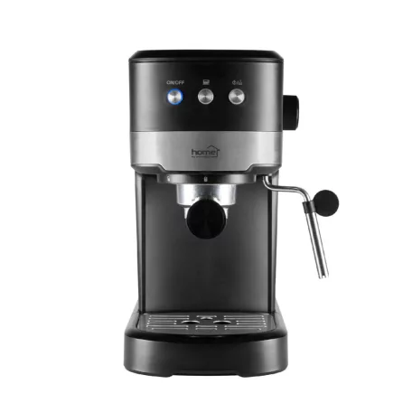 HOME HGPR16 presszókávé főző, 15bar, tejhabosítás, elektronikus vezérlés, csészemelegítő, automatikus kikapcsolás
