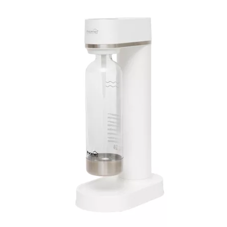 Home HGSZG1000 szódagép, szabványos CO2 patron, fehér/inox, 2300 g, 14 x 41.5 x25