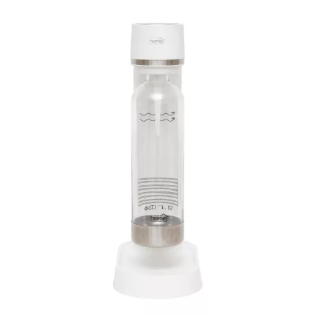 Home HGSZG1000 szódagép, szabványos CO2 patron, fehér/inox, 2300 g, 14 x 41.5 x25