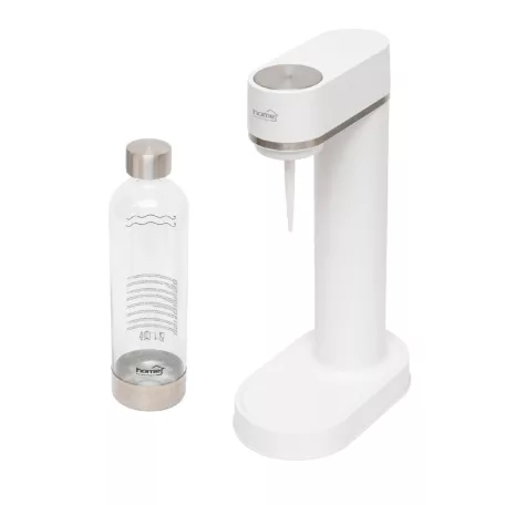 Home HGSZG1000 szódagép, szabványos CO2 patron, fehér/inox, 2300 g, 14 x 41.5 x25