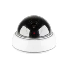HOME HSK150 dóm álkamera, villogó piros LED, be/ki kapcsolható a fényjelzés, gyors és könnyű felszerelés mennyezetre vagy oldalfalra, elemes tápellátás
