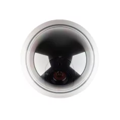   HOME HSK150 dóm álkamera, villogó piros LED, be/ki kapcsolható a fényjelzés, gyors és könnyű felszerelés mennyezetre vagy oldalfalra, elemes tápellátás