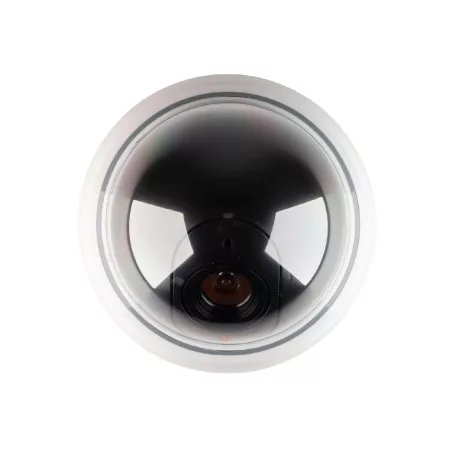 HOME HSK150 dóm álkamera, villogó piros LED, be/ki kapcsolható a fényjelzés, gyors és könnyű felszerelés mennyezetre vagy oldalfalra, elemes tápellátás