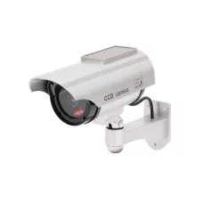   HOME HSK160 kültéri napelemes álkamera, villogó piros LED, körbe forgatható, egyszerű felszerelés, akkumulátoros tápellátás opció, élethű kamera megjelenés, IP44