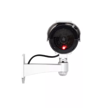 HOME HSK160 kültéri napelemes álkamera, villogó piros LED, körbe forgatható, egyszerű felszerelés, akkumulátoros tápellátás opció, élethű kamera megjelenés, IP44