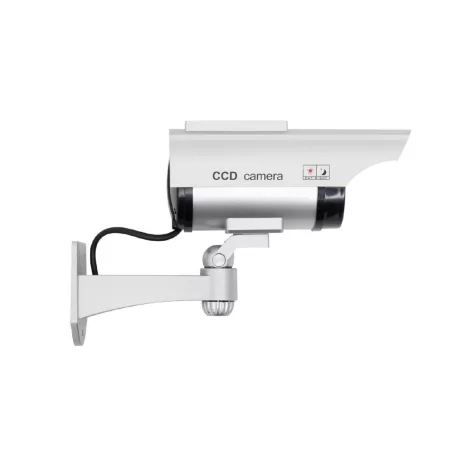 HOME HSK160 kültéri napelemes álkamera, villogó piros LED, körbe forgatható, egyszerű felszerelés, akkumulátoros tápellátás opció, élethű kamera megjelenés, IP44