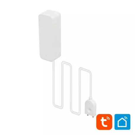 Home HSWAS vízszivárgás érzékelő, mosógép, mosogatógép, kazán, szivattyú, Smart Life, Tuya Smart, okos otthon, telefonos értesítés, automatizálás, eszközvezérlés, riasztás