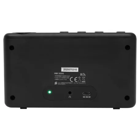 SAL INR 3000 internetrádió, 4 in 1, 2 W hangszóró, világrádió, FM RDS, BT, MédiaCenter