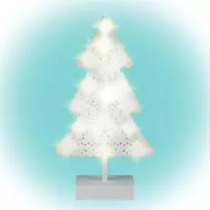   Home KAD 19 PINE karácsonyfa asztaldísz, 20 db LED, ABS műanyag, 21 x 39 cm