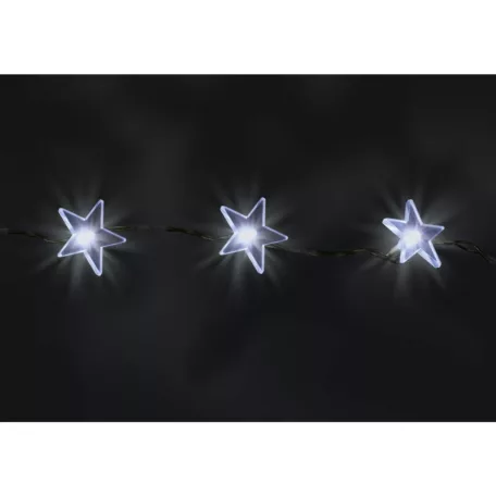 Home KAF 48L LED-es csillag fényfüggöny, 1,5x1 m / 48 db hidegfehér LED csillagfigurákban