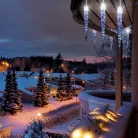 Home KJL 50C LED-es jégcsap fényfüzér, 7,3x0,25 m / 50 db hidegfehér LED, 50 dbjégcsap