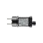 Home KKL1012DWH DOT LED-es fényfüzér, 1000db hidegfehér LED, 70m hosszú, 8+4 funkció, átlátszó vezeték, adapteres tápellátás, beltéri kivitel