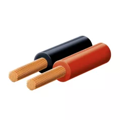   SAL KLS 1 hangszóróvezeték, piros-fekete, 2 x 1 mm2, 0,15 mm elemi szál, 100 m/tekercs