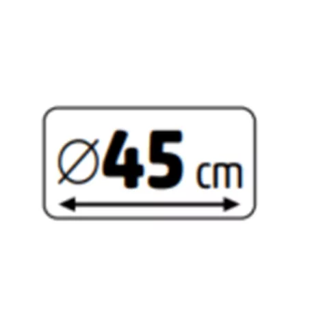 HOME KMK45LED LED-es műkoszorú, 45 cm, 35 db melegfehér LED, 8 programos, időzítés, 2D tűlevél, elemes tápellátás, beltéri kivitel