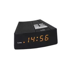   Home LTC 03 digitális LED ébresztőóra, borostyánsárga kijelző, ébresztés visszajelzés