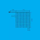 Home MLF 240 RGB SMART micro LED-es fényfüggöny, 3x2,4 m / 240 RGB micro LED, smart