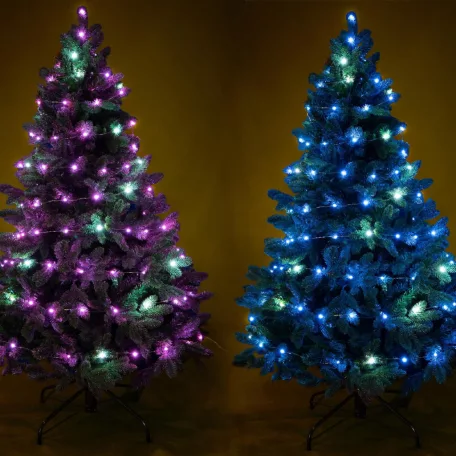 Home ML 112 RGB micro LED-es fényfüzér, 10 m / 100 db RGB micro LED, 12 fényprogram