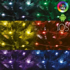   Home ML 200 RGB SMART micro LED-es fényfüzér, 20 m / 200 db RGB micro LED, applikációval