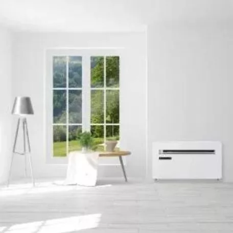 HOME MONOBLOCK8 monoblokkos hűtő-fűtő klíma, 2,45 kW, 4 üzemmód, PTC kiegészítő fűtés, wifi, távirányító, LED kijelző