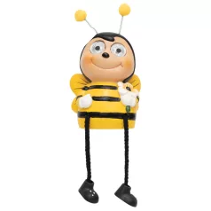   Home MX644 napelemes kerti lámpa, méhecske forma, 2 db hidegfehér LED, políresin