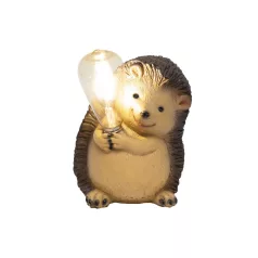   Home MX649S napelemes kerti lámpa, süni villanykörtével, 1 db melegfehér filament LED, 300 mAh akkumulátor, 899 g, műgyanta
