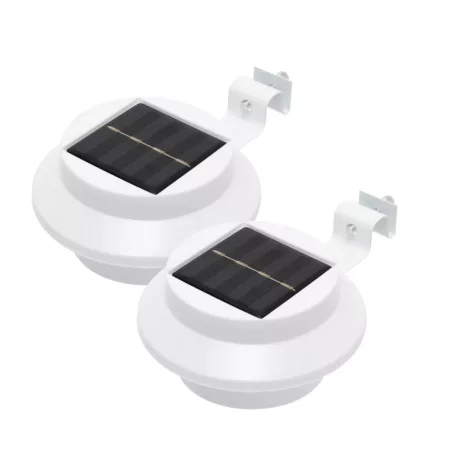 HOME MX652SET napelemes kerti lámpa, 3 db  melegfehér LED, 2db/doboz, cserélhető akkumulátor, műanyag