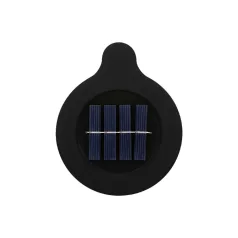   HOME MX656 napelemes kerti lámpa, fekete műanyag, 1db melegfehér SMD LED, cserélhető AA akkumulátor