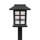Home MX716 napelemes kerti lámpa, 12db-os display, műanyag, 2 db hidegfehér LED,kültéri