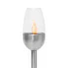 Home MX816 napelemes kerti lámpa, 12db-os display, műanyag, 1 db melegfehér LED,kültéri