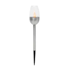   Home MX816 napelemes kerti lámpa, 12db-os display, műanyag, 1 db melegfehér LED,kültéri