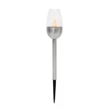 Home MX816 napelemes kerti lámpa, 12db-os display, műanyag, 1 db melegfehér LED,kültéri