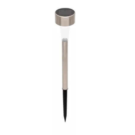 HOME MX843 napelemes kerti lámpa, fém, 1 db melegfehér LED, 24db/display, cserélhető AAA akkumulátor