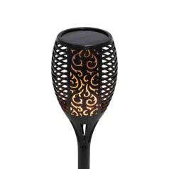   Home MX 300 napelemes kerti fáklya, 72 LED, automatikus, napelem és töltő, időjárásálló