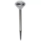 Home MX 802/4 napelemes kerti lámpa szett, 4 db, 1 db LED, fém és műanyag, automatikus, kristáylszerű fej