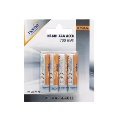   Home M 700AAA akkumulátor AAA, NiMH akkumulátor, mini ceruza, 1,2V 700 mAh kapacitás