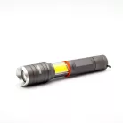 NEBO NEB-6746-G TAC SLYDE zseblámpa, 300 lumen, zoom, alumínium burkolat, IPX4, 5 féle üzemmód, elemes működés