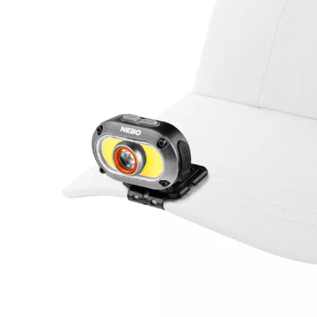 NEBO NEB-HLP-0024-H MYCRO 550 fejlámpa, 550 lumen, 7 világítási mód, víz- és ütésálló (IPX4), akkumulátoros tápellátás