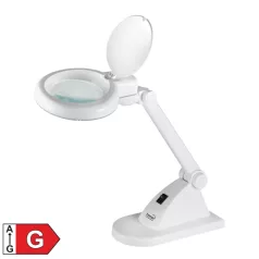   Home NKLL 06 LED-es nagyítós asztali lámpa, 30 hidegfényű LED, 6500 K, 400 lm, 3dioptria